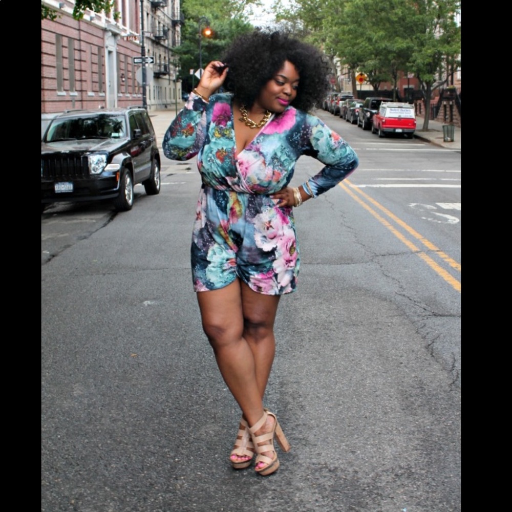 Boohoo Plus playsuit romper